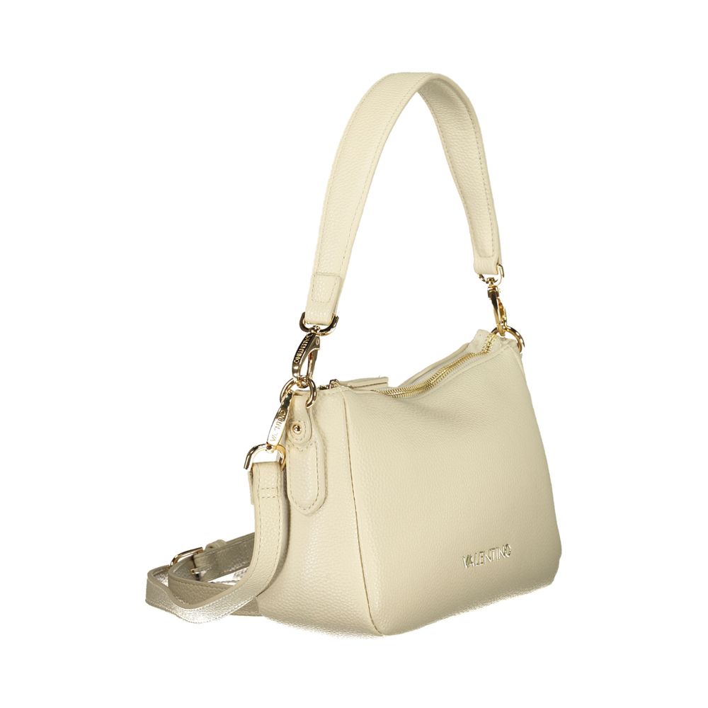 Mario Valentino - Beige Polyurethane Women’s Bag with Shoulder Strap
