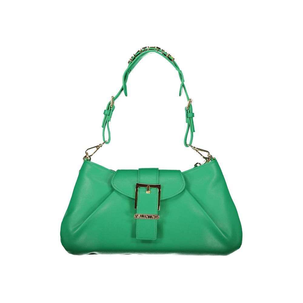 Mario Valentino - Verde Polyurethane Women’s Bag with Adjustable Shoulder Strap