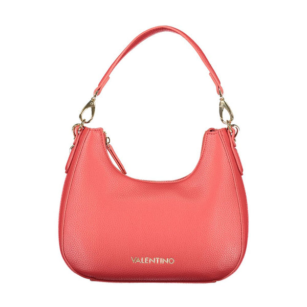 Mario Valentino - Rosso Polyurethane Women’s Bag with Removable Shoulder Strap