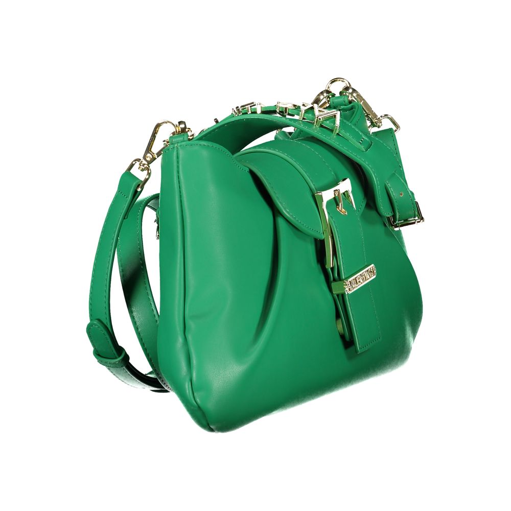 Mario Valentino - Verde Polyurethane Women’s Bag with Adjustable Shoulder Strap
