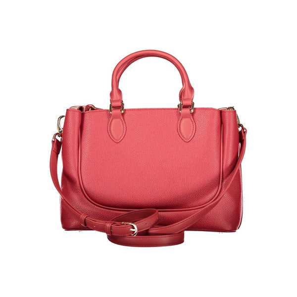 Mario Valentino - Rosso Poliuretano Donna Bag With Handles and Protective Features