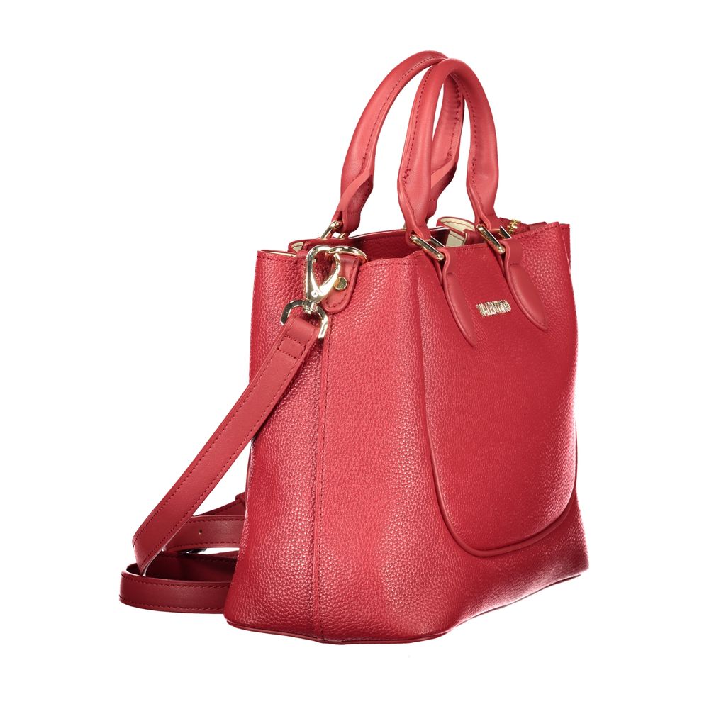 Mario Valentino - Rosso Poliuretano Donna Bag With Handles and Protective Features