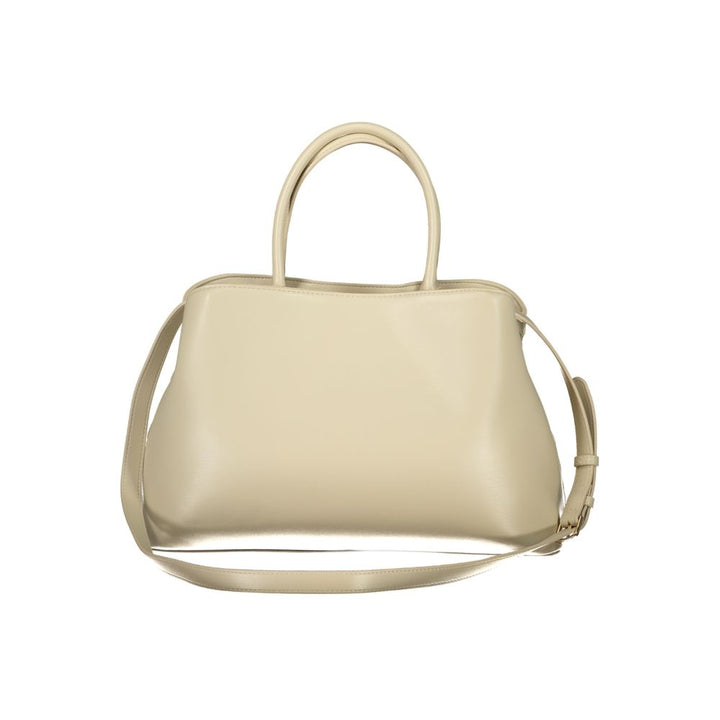 Mario Valentino - Beige Polyurethane Women’s Bag
