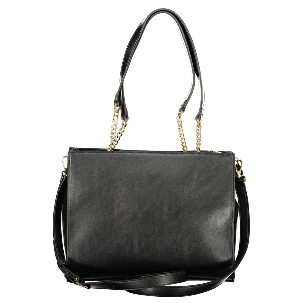 Mario Valentino - Black Polyurethane Womens Bag