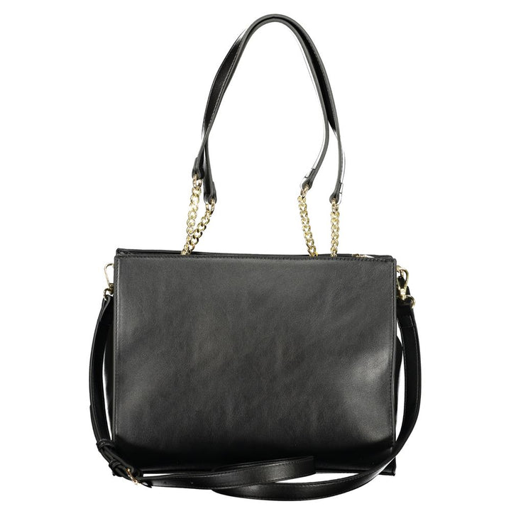 Mario Valentino - Black Polyurethane Womens Bag
