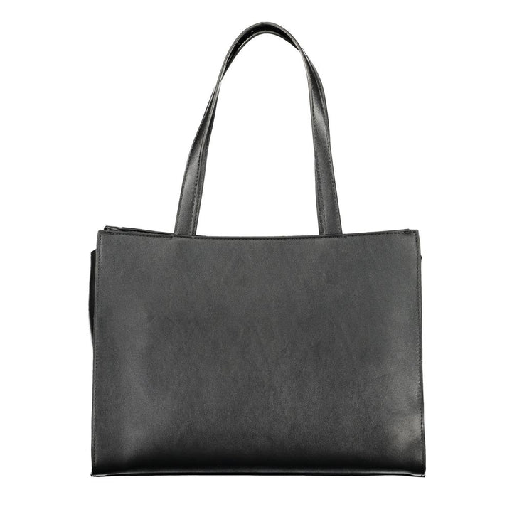 Mario Valentino - Nero Polyurethane Women’s Bag With Multiple Compartments