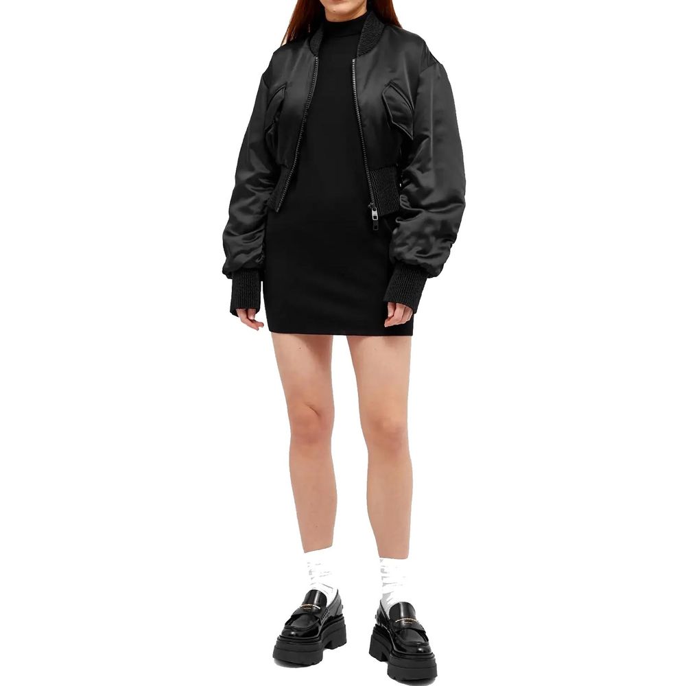 Dolce &amp; Gabbana Black Acetate Bomber