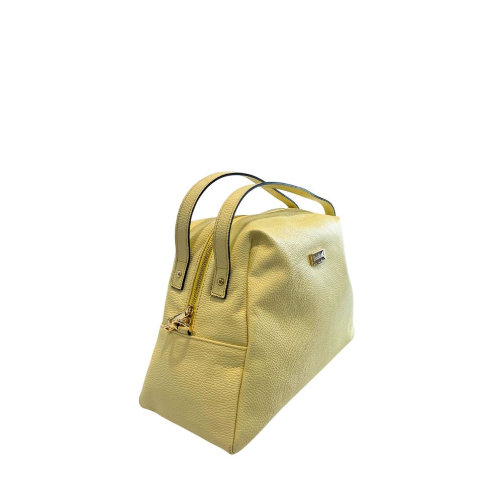 Baldinini Trend - Yellow Leather Women Shoulder Bag