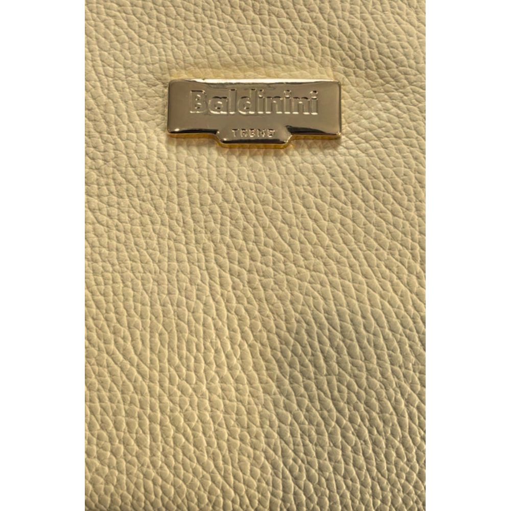 Baldinini Trend - Yellow Leather Women Shoulder Bag