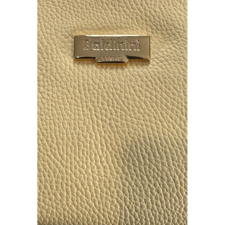 Baldinini Trend - Yellow Leather Women Shoulder Bag