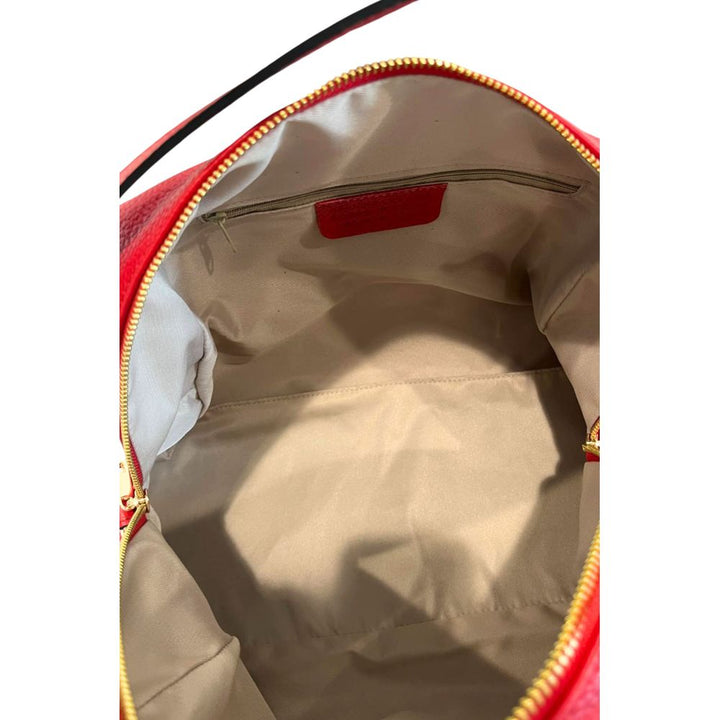 Baldinini Trend - Red Leather Women Shoulder Bag