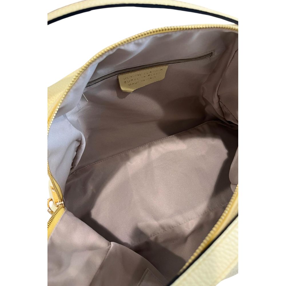 Baldinini Trend - Yellow Leather Women Shoulder Bag