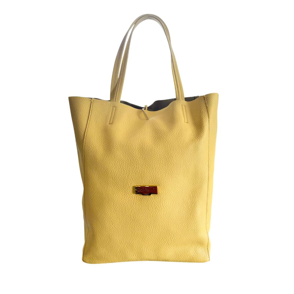 Baldinini Trend - Yellow Leather Women Shoulder Bag