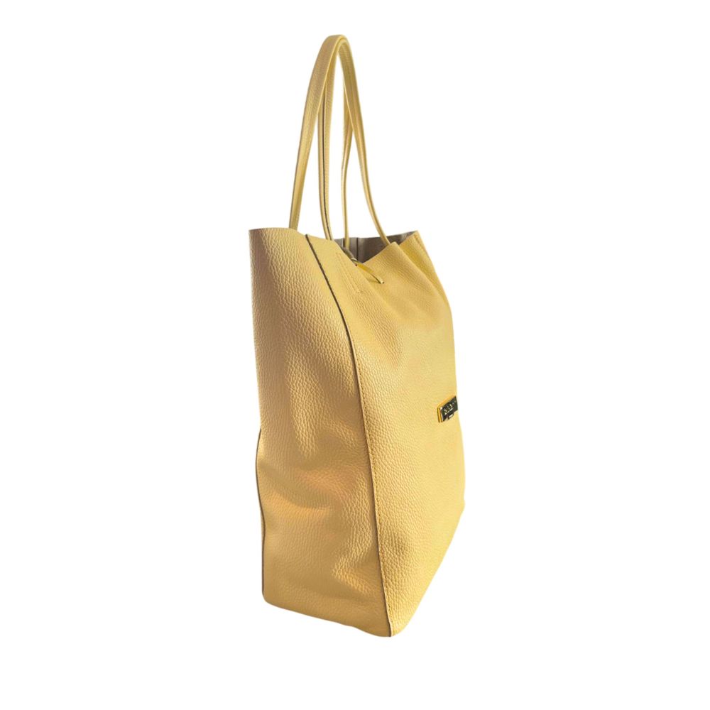 Baldinini Trend - Yellow Leather Women Shoulder Bag