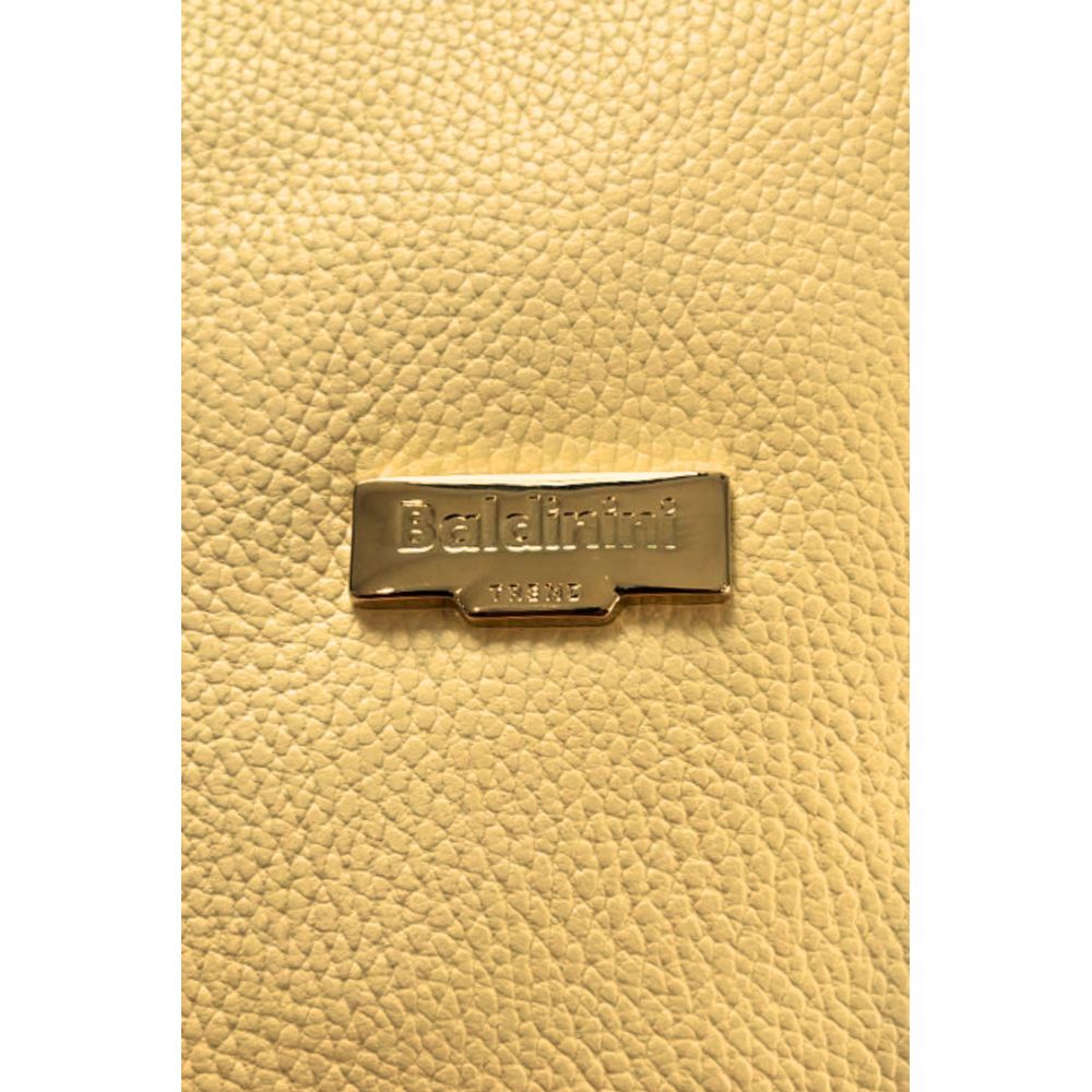 Baldinini Trend - Yellow Leather Women Shoulder Bag