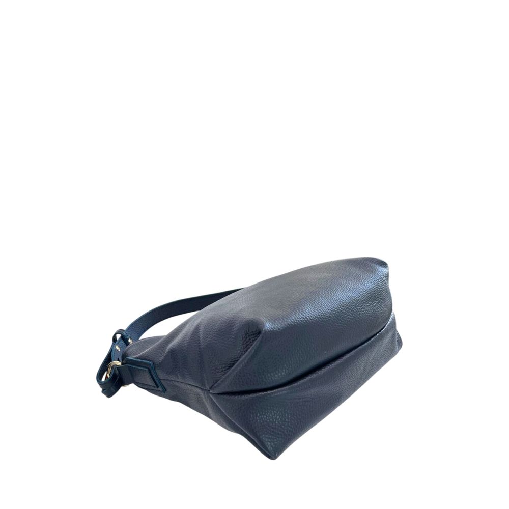 Baldinini Trend - Blue Cowhide Leather Women Shoulder Bag