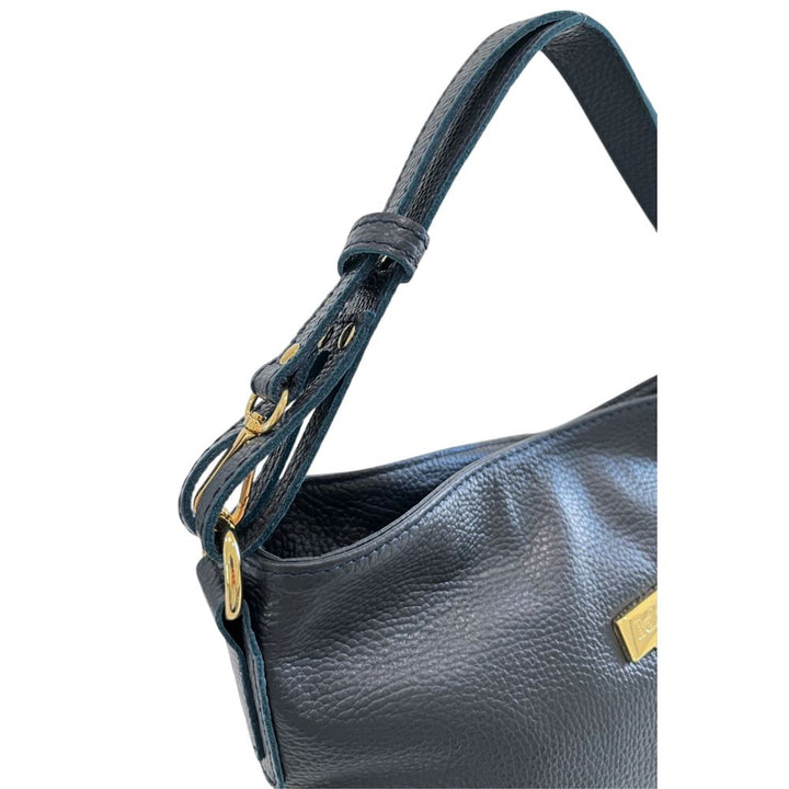 Baldinini Trend - Blue Cowhide Leather Women Shoulder Bag