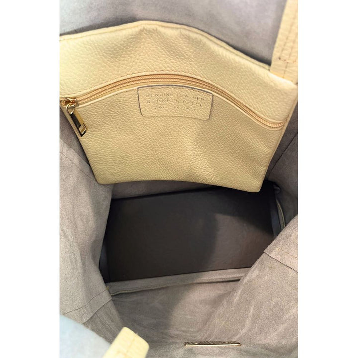 Baldinini Trend - Yellow Leather Women Shoulder Bag