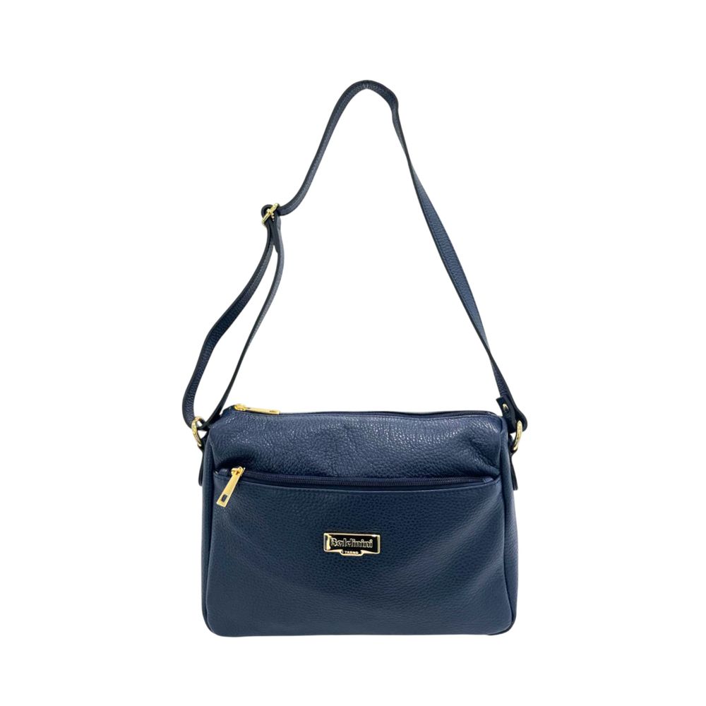 Baldinini Trend - Blue Leather Women Crossbody Bag