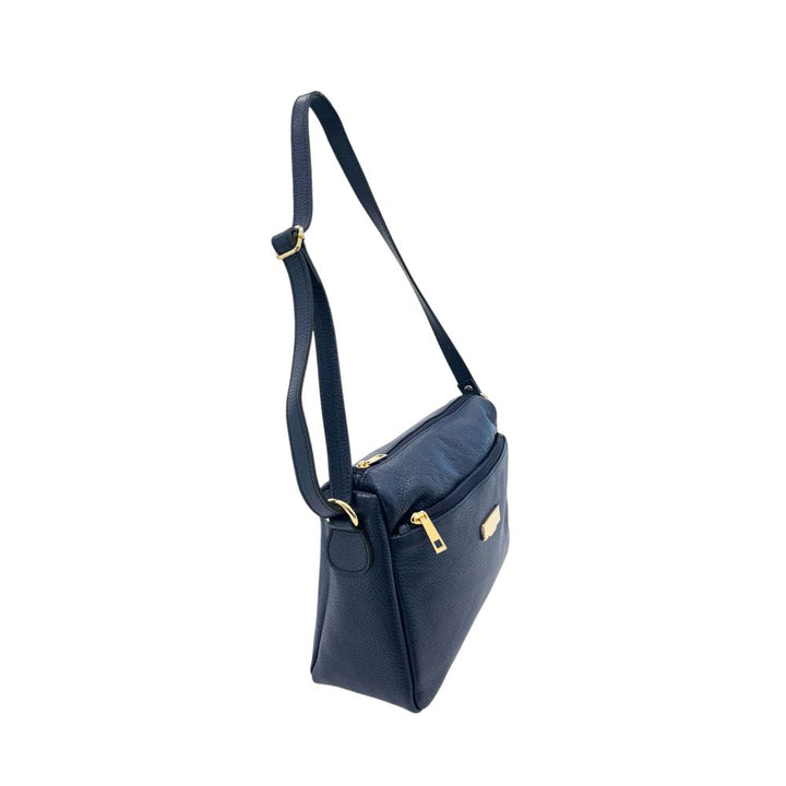 Baldinini Trend - Blue Leather Women Crossbody Bag