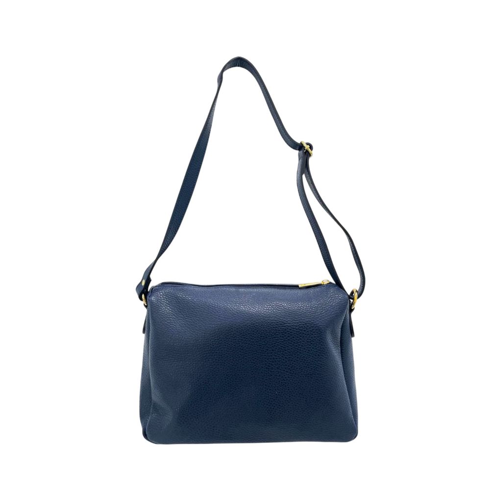 Baldinini Trend - Blue Leather Women Crossbody Bag