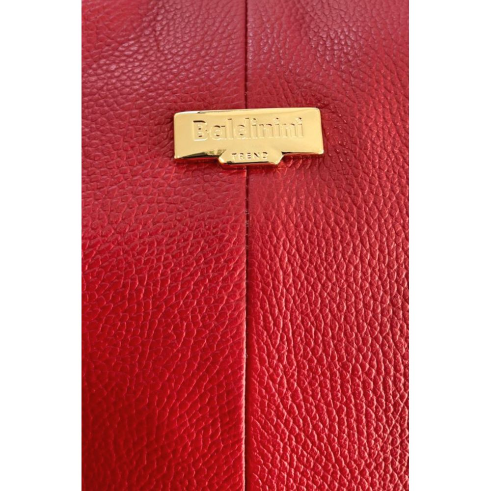 Baldinini Trend - Red Leather Women Shoulder Bag