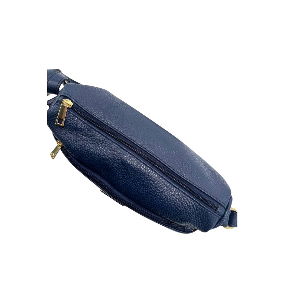 Baldinini Trend - Blue Leather Women Crossbody Bag