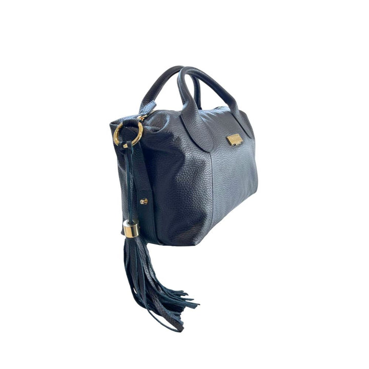 Baldinini Trend - Blue Leather Women Handbag