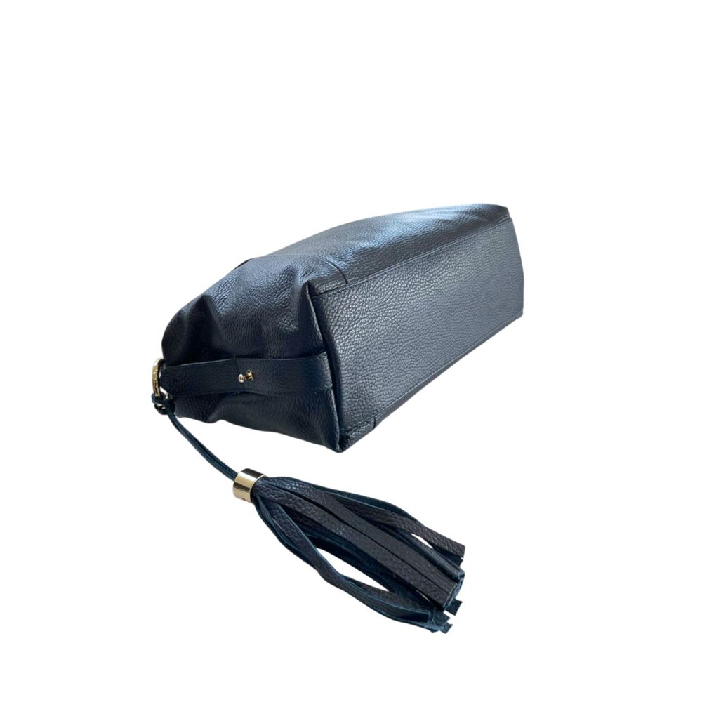 Baldinini Trend - Blue Leather Women Handbag