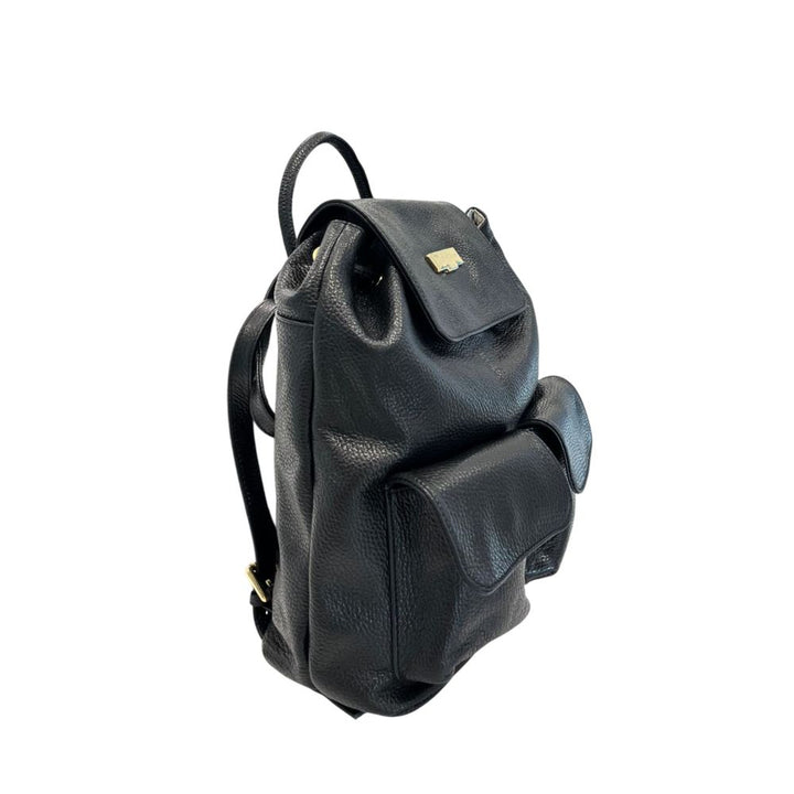Baldinini Trend - Black Leather Women Backpack