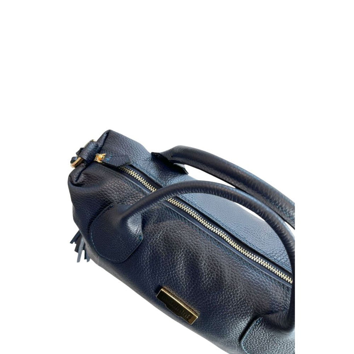Baldinini Trend - Blue Leather Women Handbag