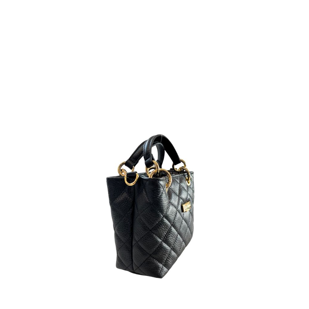 Baldinini Trend - Black Leather Women Handbag