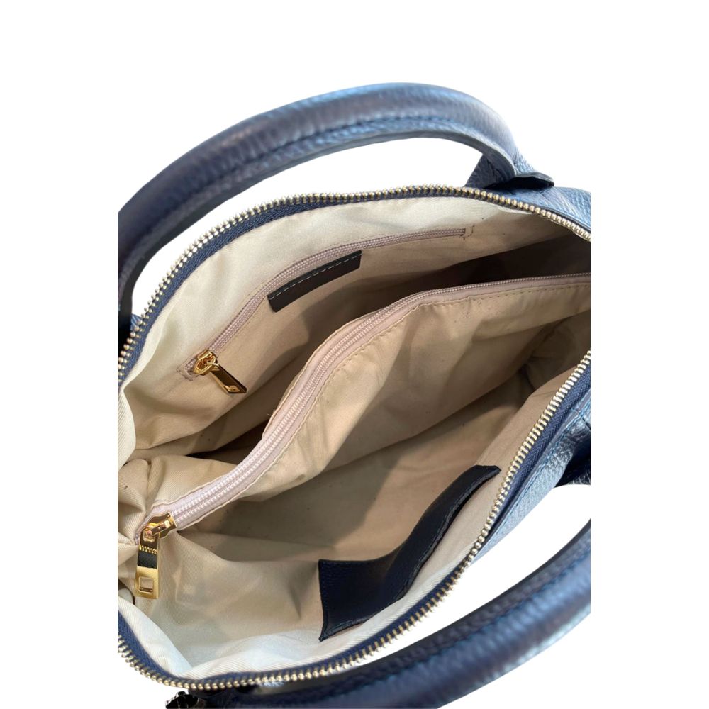 Baldinini Trend - Blue Leather Women Handbag