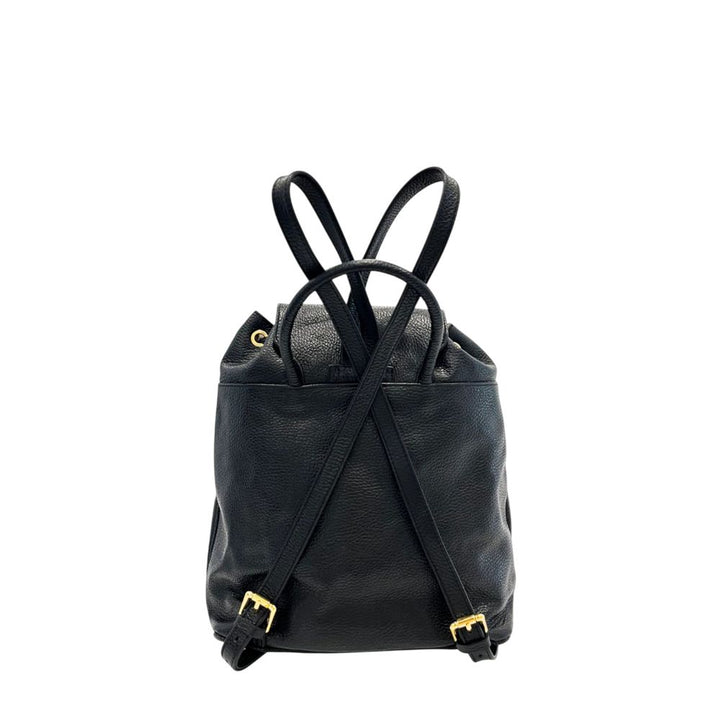 Baldinini Trend - Black Leather Women Backpack