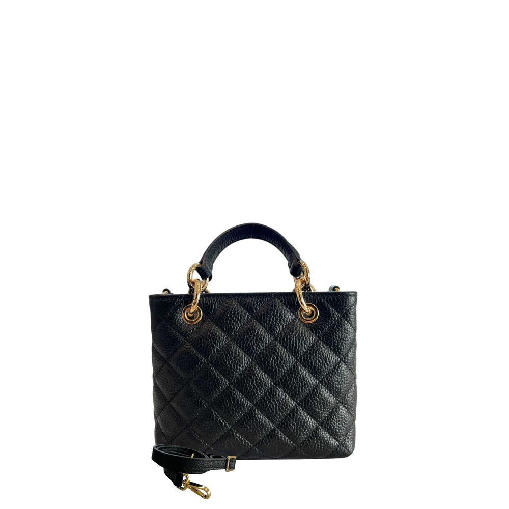 Baldinini Trend - Black Leather Women Handbag