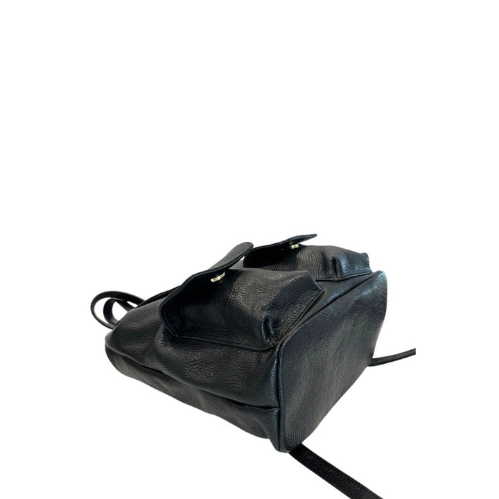 Baldinini Trend - Black Leather Women Backpack