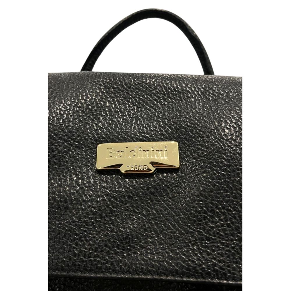 Baldinini Trend - Black Leather Women Backpack