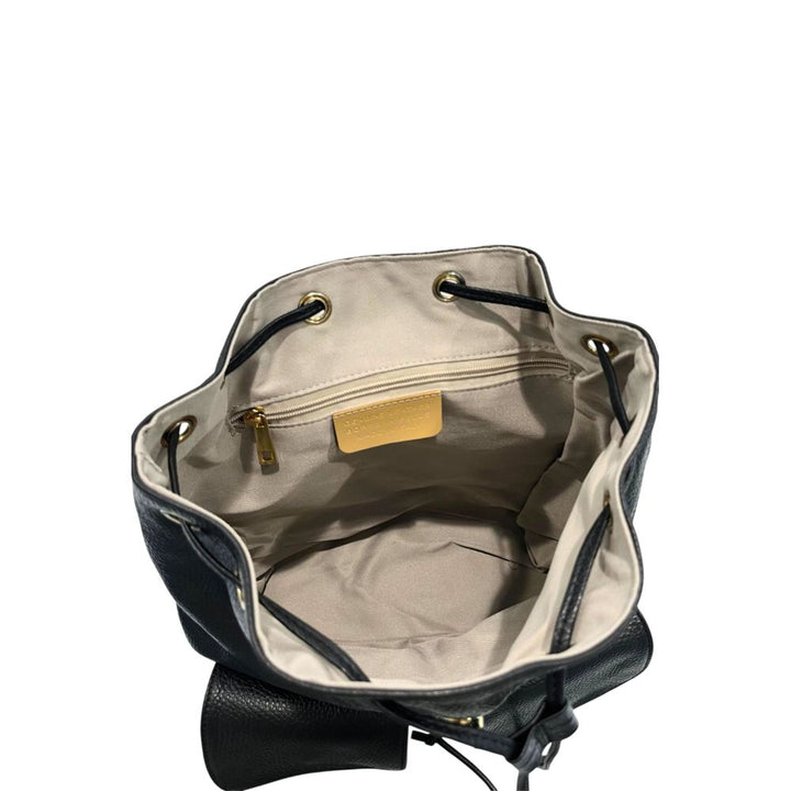 Baldinini Trend - Black Leather Women Backpack