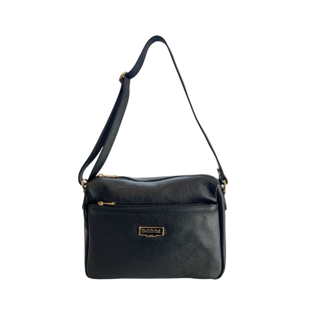 Baldinini Trend - Black Leather Women Crossbody Bag