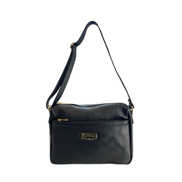 Baldinini Trend - Black Leather Women Crossbody Bag
