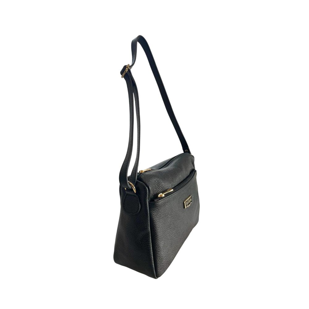 Baldinini Trend - Black Leather Women Crossbody Bag