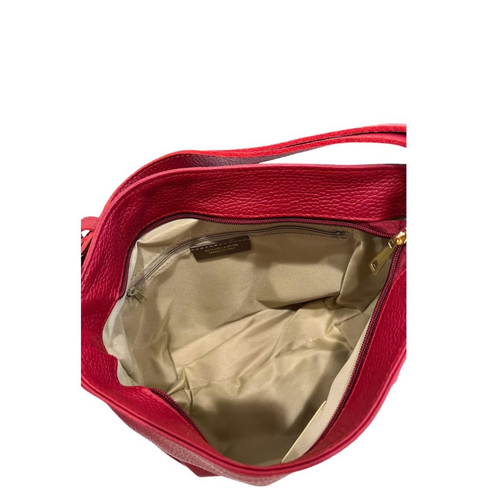 Baldinini Trend - Red Leather Women Shoulder Bag