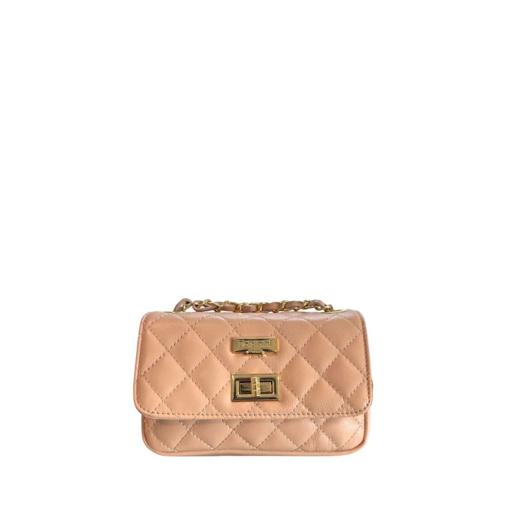 Baldinini Trend - Pink Leather Women Crossbody Bag
