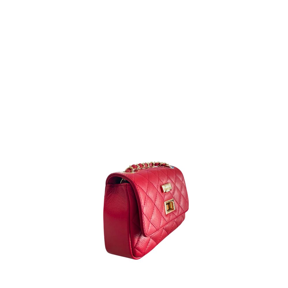 Baldinini Trend - Red Leather Women Crossbody Bag