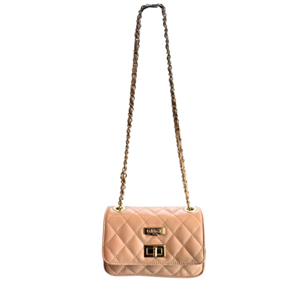 Baldinini Trend - Pink Leather Women Crossbody Bag