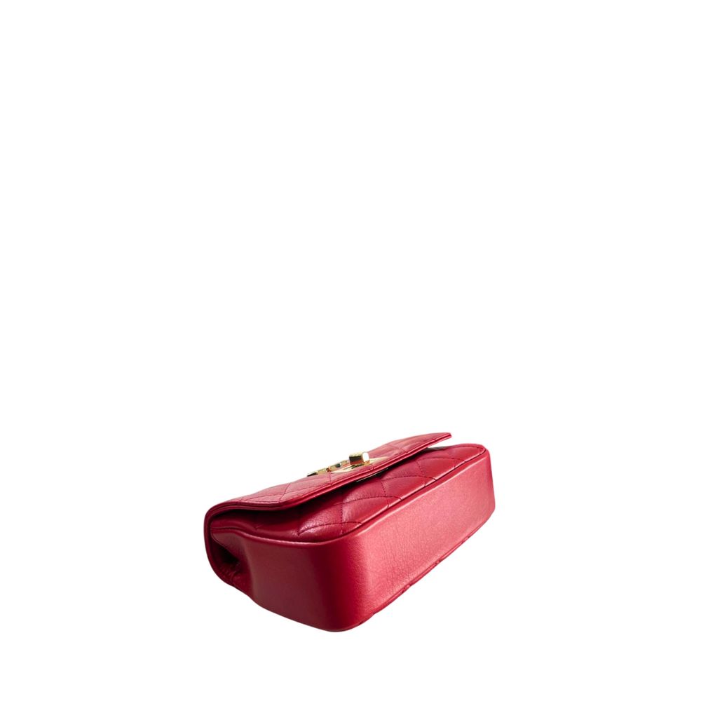 Baldinini Trend - Red Leather Women Crossbody Bag