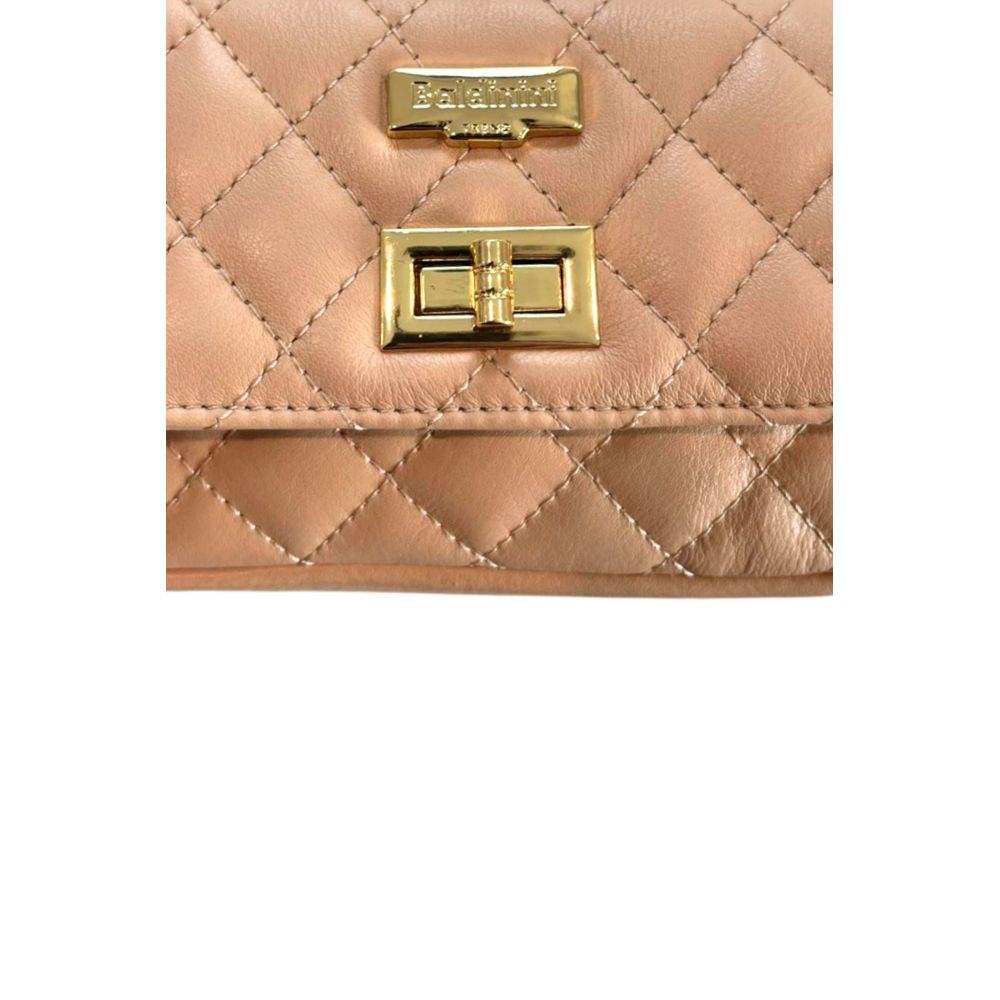 Baldinini Trend - Pink Leather Women Crossbody Bag