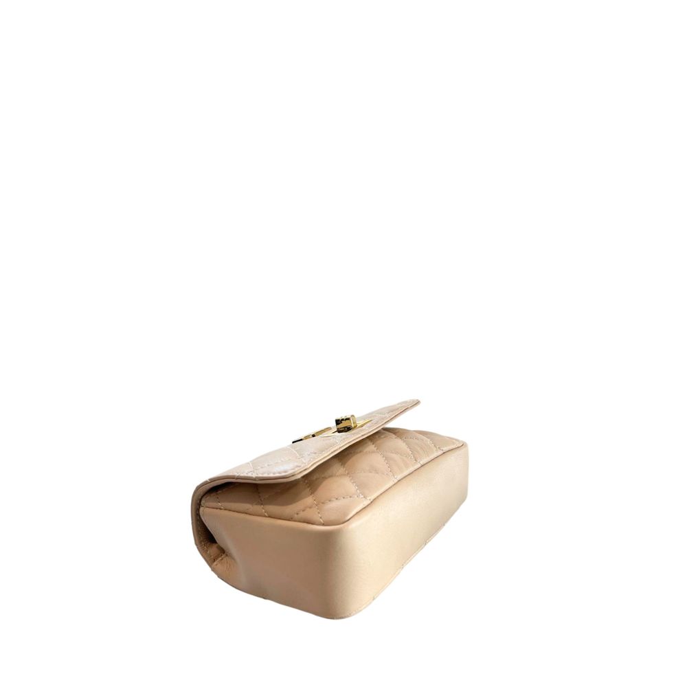 Baldinini Trend - Beige Leather Women Bag