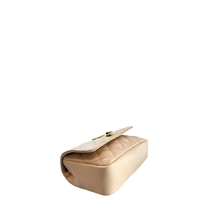 Baldinini Trend - Beige Leather Women Bag