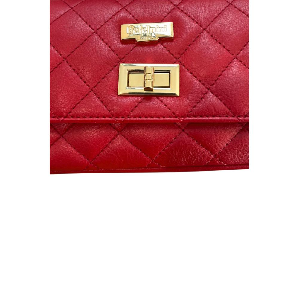 Baldinini Trend - Red Leather Women Crossbody Bag